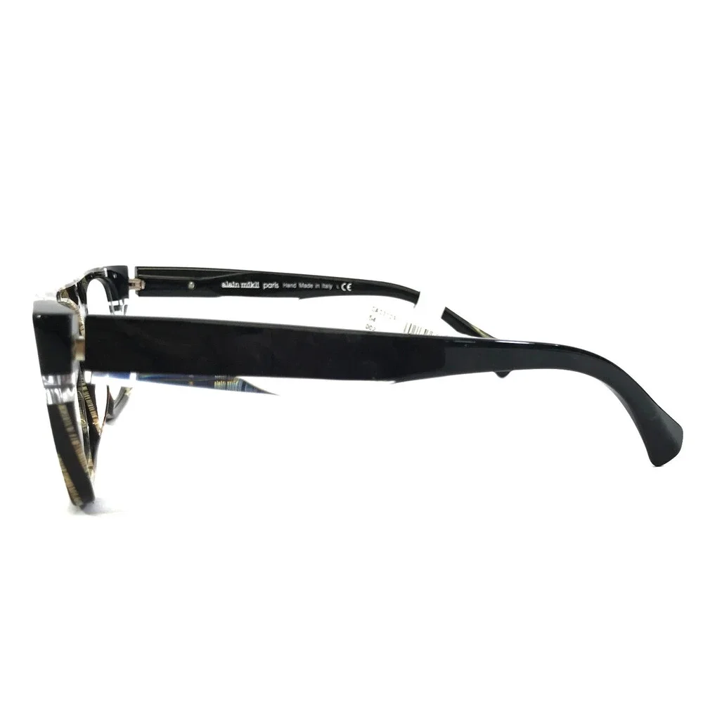 Alain Mikli Eyeglasses Frames Claudien A03109 002 Bronze Horn Noir 54-17-145
